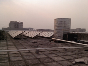 宾馆太阳能热水器工程  