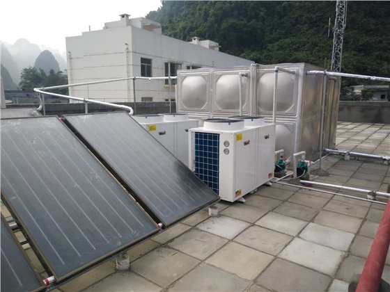 太阳能+空气能热水工程 太阳能+空气能热水工程