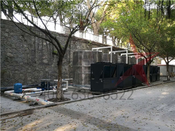 广州华南商贸学生宿舍空气能热水工程系统 广州华南商贸学生宿舍空气能热水工程系统