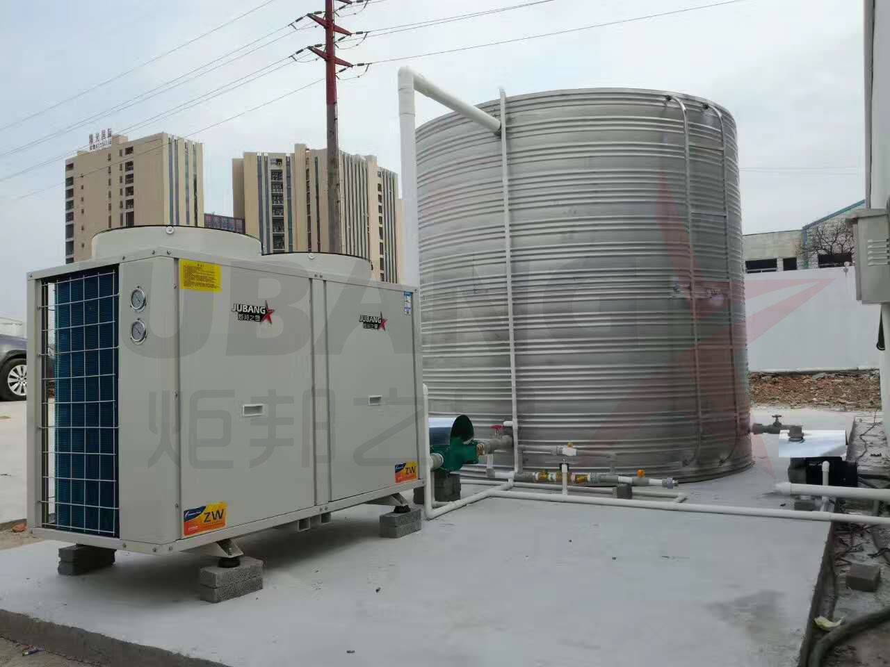 工地空气能热水工程 工地空气能热水工程