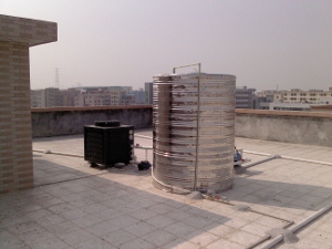 东莞市三丰仪器检测有限公司空气能热水工程 东莞市三丰仪器检测有限公司空气能热水工程